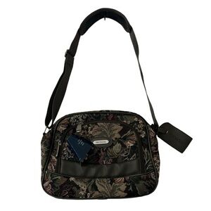 Protocol Vintage 1980's Floral Tapestry Carry On Bag Cottagecore Bohemian Travel